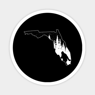 Bigfoot Florida State Map Gifts Magnet